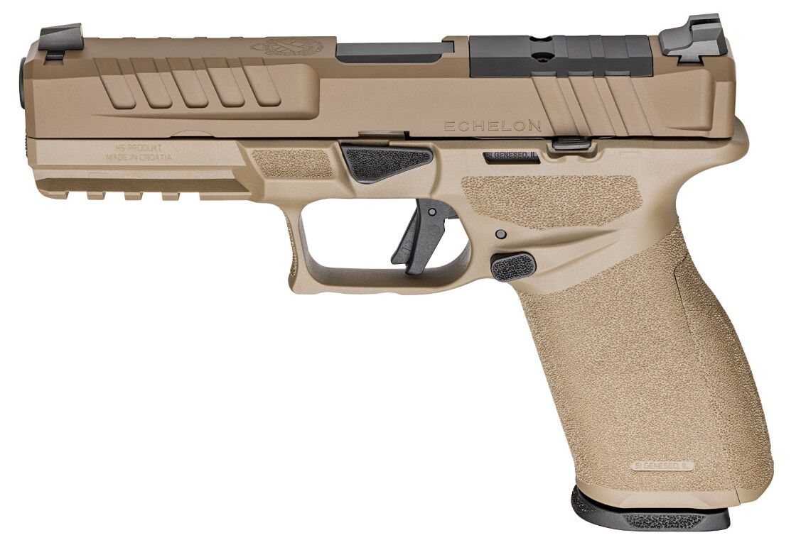 Springfield Armory Echelon 4.5F 9mm Full Size FDE Optics Ready Pistol Gear Up Bundle, 20-Rd