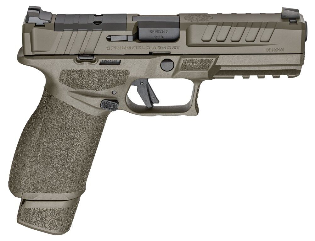 Springfield Armory Echelon 4.5F 9mm Full Size OD Green Optics Ready Pistol, 20-Rd