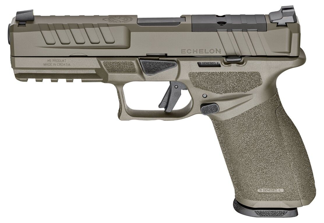 Springfield Armory Echelon 4.5F 9mm Full Size OD Green Optics Ready Pistol, 20-Rd