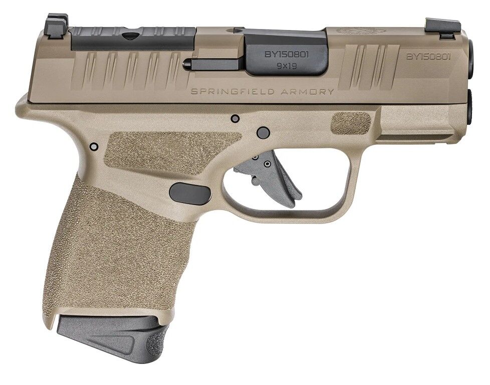 Springfield Armory Hellcat OSP 9mm Micro Compact FDE Optics Ready Pistol, 13-Rd