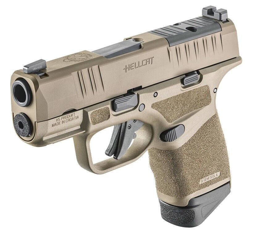 Springfield Armory Hellcat OSP 9mm Micro Compact FDE Optics Ready Pistol, 13-Rd