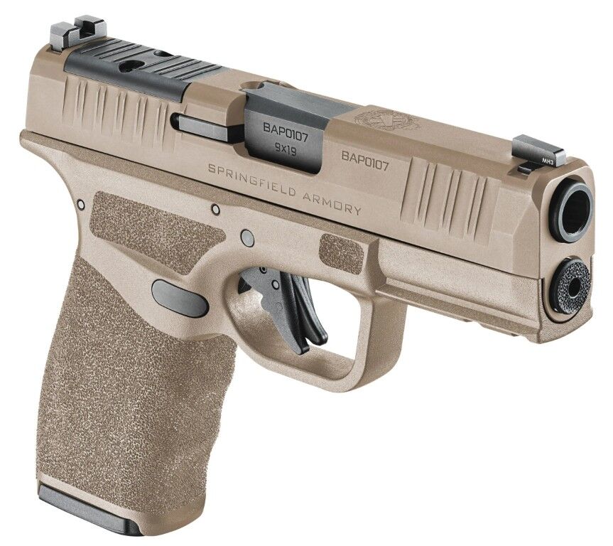 Springfield Armory Hellcat Pro OSP 9mm Compact FDE Optics Ready Pistol Gear Up Bundle, 10-Rd