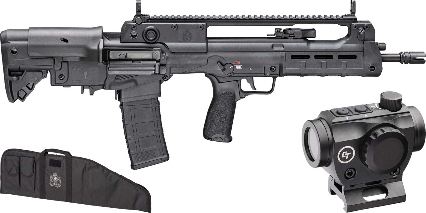 Springfield Armory Hellion 5.56 NATO 16" Semi-Auto Bullpup Rifle Gear Up Bundle, 30-Rd