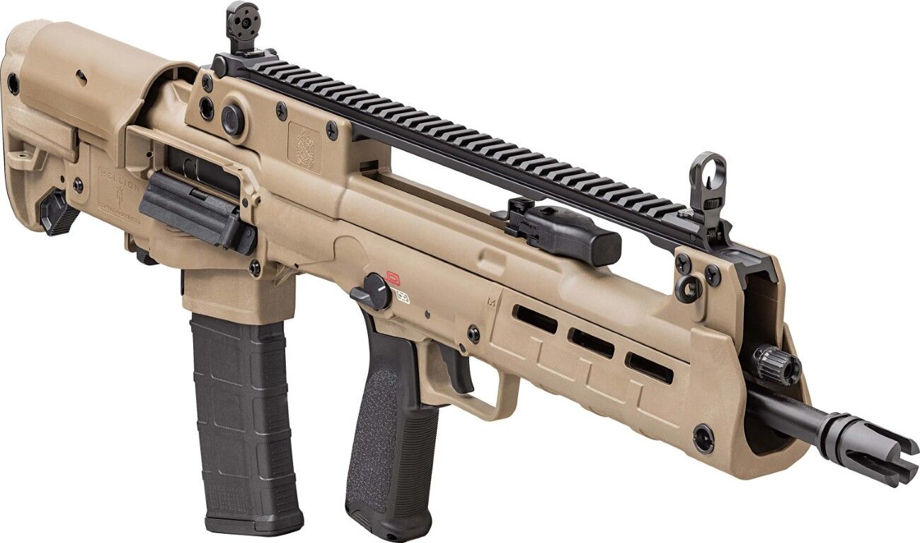 Springfield Armory Hellion 5.56 NATO 16-In FDE Bullpup Semi-Auto Rifle Gear Up Bundle, 30-Rd