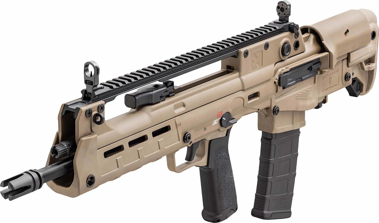 Springfield Armory Hellion 5.56 NATO 16-In FDE Bullpup Semi-Auto Rifle Gear Up Bundle, 30-Rd