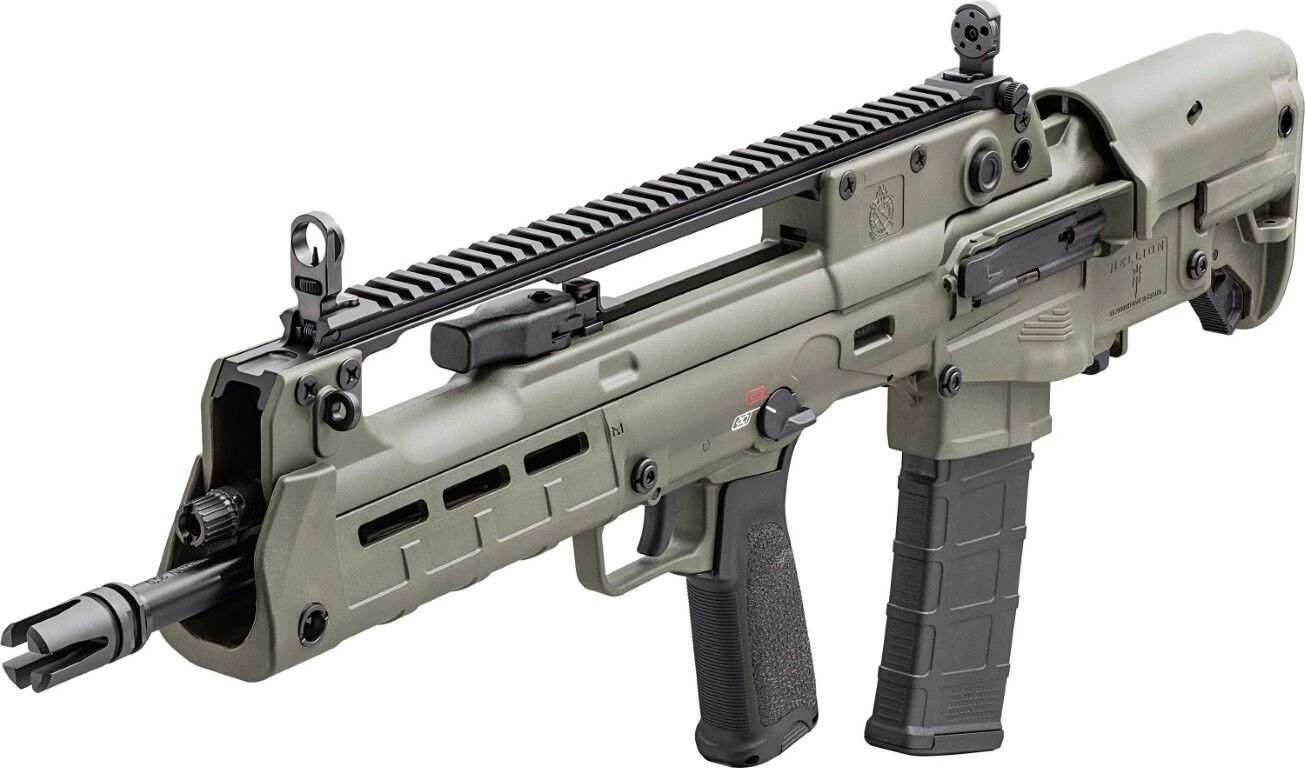 Springfield Armory Hellion 5.56 NATO 16" OD Green Semi-Auto Bullpup Rifle Gear Up Bundle, 30-Rd