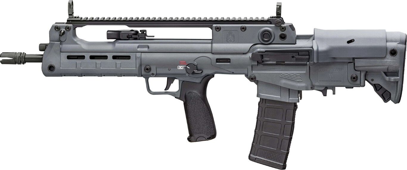 Springfield Armory Hellion 5.56 NATO 16" Gray Semi-Auto Bullpup Rifle Gear Up Bundle, 30-Rd
