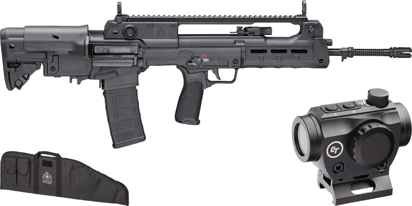 Springfield Armory Hellion 5.56 NATO 20" Semi-Auto Bullpup Rifle Gear Up Bundle, 30-Rd
