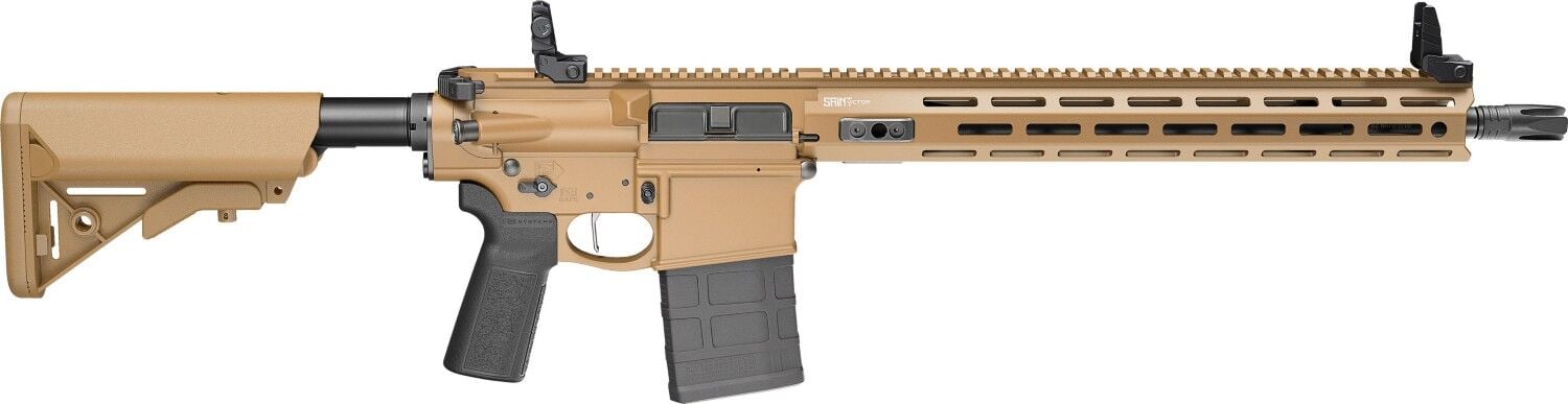 Springfield Armory Saint Victor .308 Win 16" Coyote Brown Semi-Auto AR-10 Rifle, 20 rd.