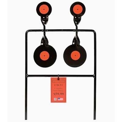 Taylor Targets Centerfire Double Target Steel - Black