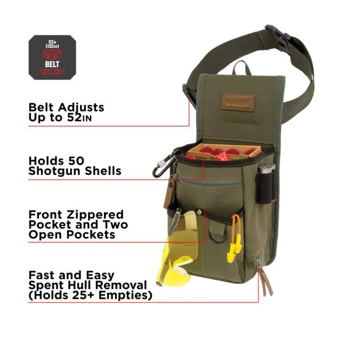 Allen Company Olive Green Triumph Rip-Stop Shotgun Shell Bag