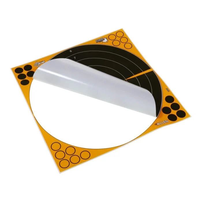 Allen Black/Orange EZ Aim Adhesive Splash Reactive Paper Shooting Targets, 5-Pk