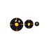 Allen EZ Aim Adhesive Splash Reactive Paper Shooting Targets Variety Pack, 12-Pk