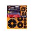 Allen EZ Aim Adhesive Splash Reactive Paper Shooting Targets Variety Pack, 12-Pk