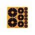 Allen EZ Aim Adhesive Splash Reactive Paper Shooting Targets Variety Pack, 12-Pk