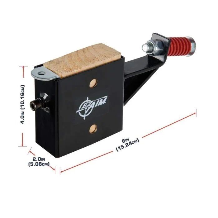 Allen EZ Aim Steel Gong Hammer Target With Recoil Spring, 2 X 4-In