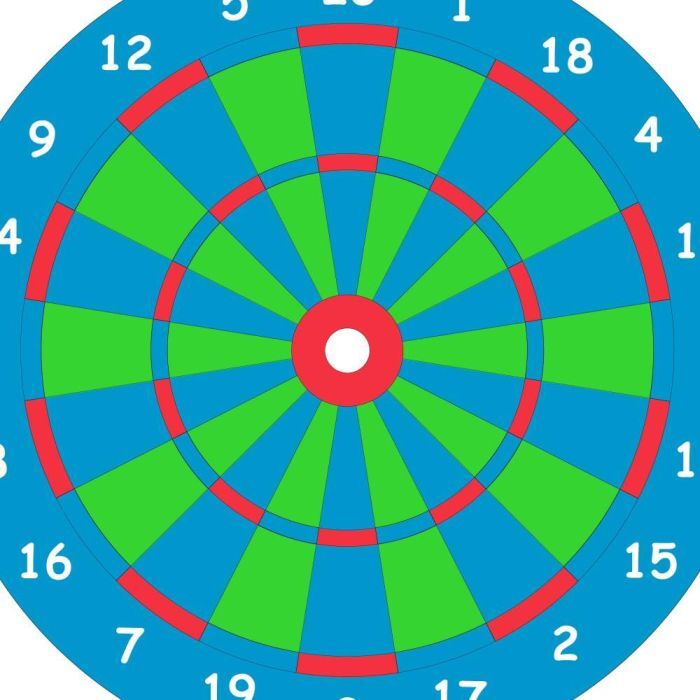 EZ Aim Assorted Fun Plinking the Day Away Paper Shooting Targets, 12 X 12-In, 12-Pk