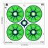 Allen EZ Aim Fun Triggering More Fun Paper Shooting Targets, 12 X 12-In, 9-Pack