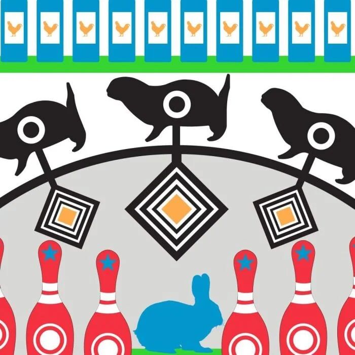 Allen EZ Aim Fun Get the Game On Paper Shooting Targets, 12 x 18-In, 8-PL, Assorted