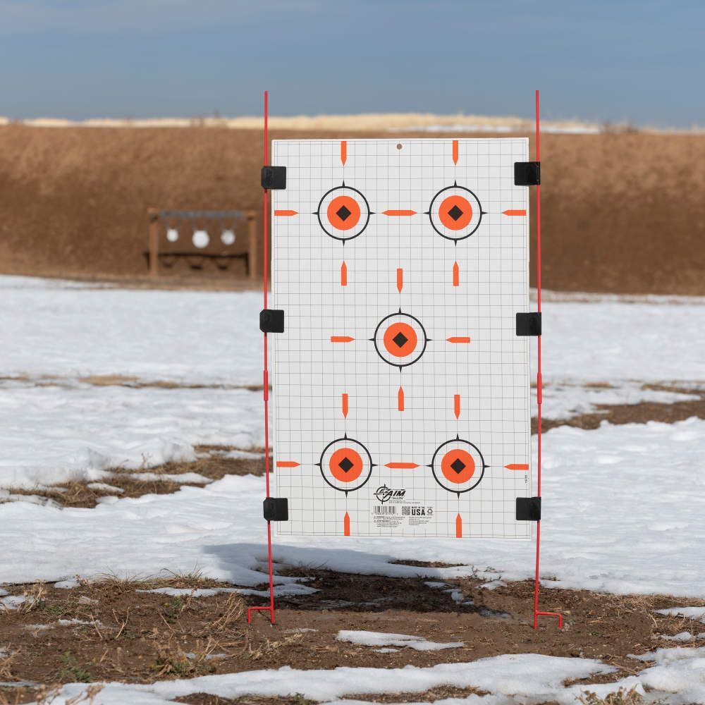 EZ Aim Sight Gird Shooting Target & Backer, 23-In x 35-In