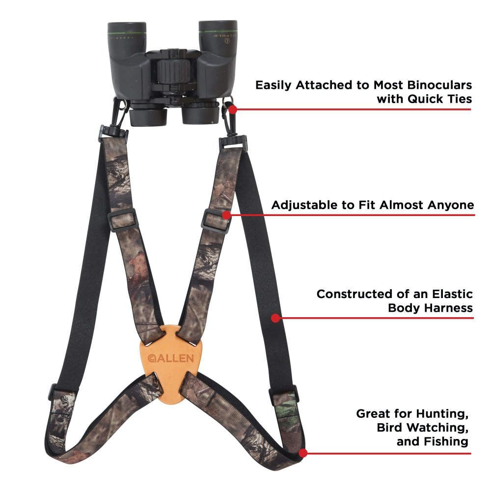 Allen Binocular Strap Deluxe Breakup - Camo