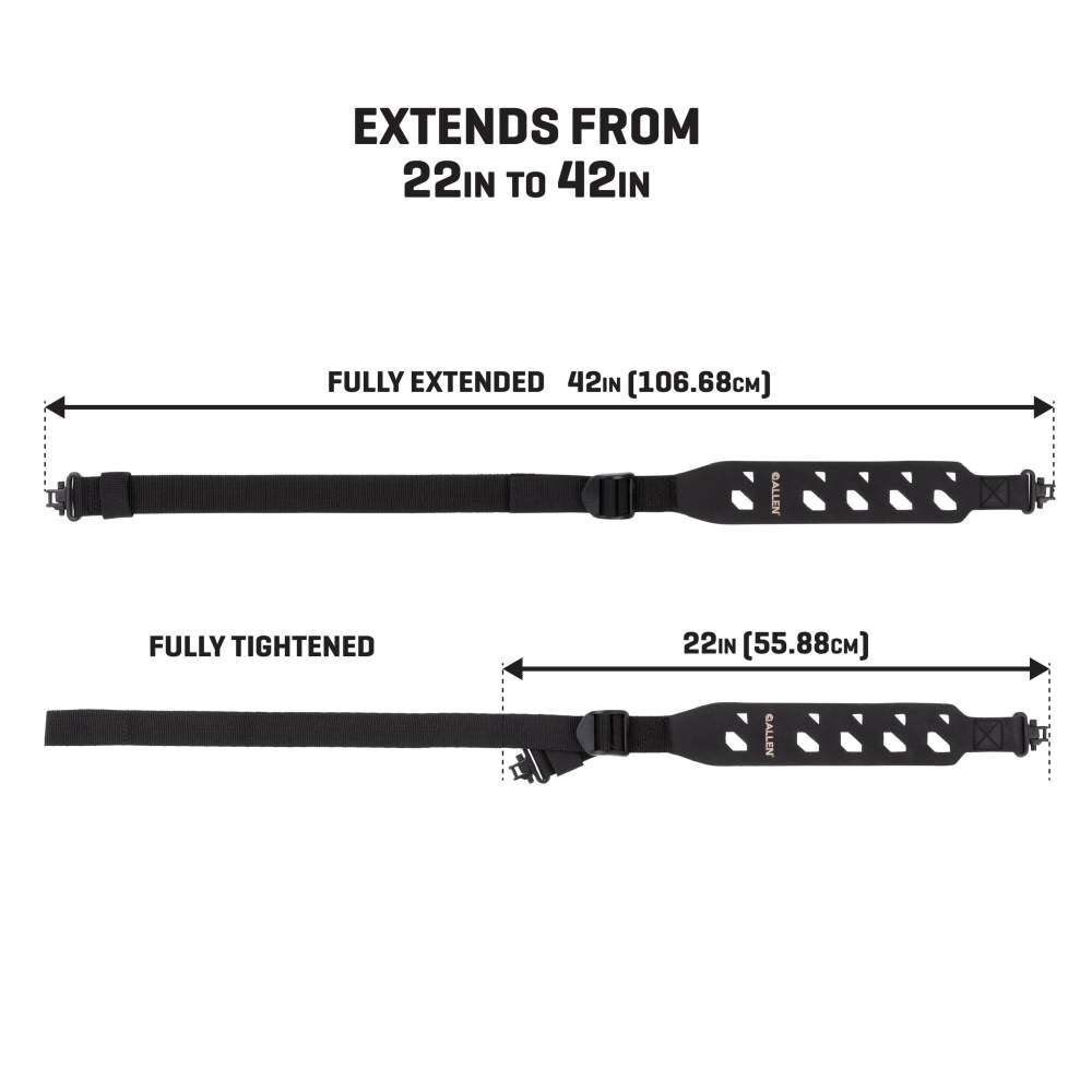Allen Shadow Hyperlite Black Sling With Swivels, 42-In