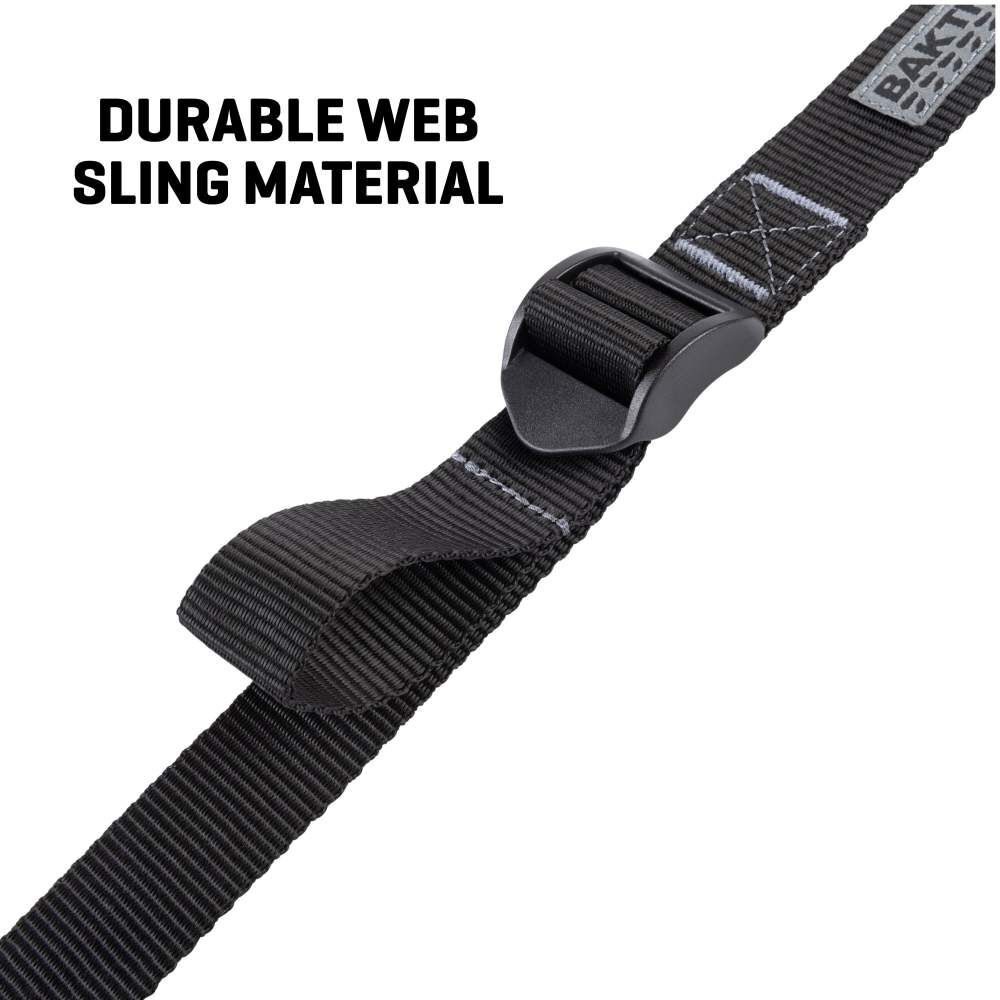 Allen Trak Traction Web Black/Gray Rifle Sling With Swivels, 36-In
