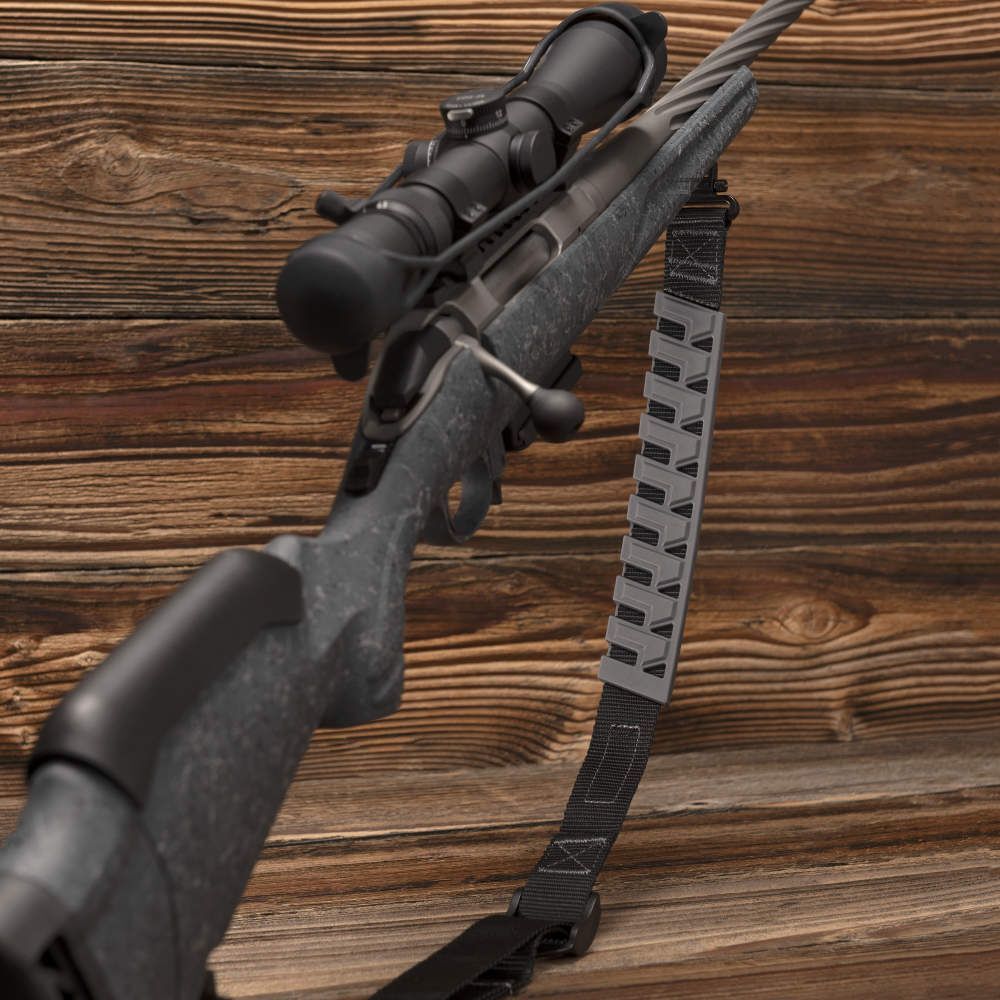 Allen Trak Traction Web Black/Gray Rifle Sling With Swivels, 36-In