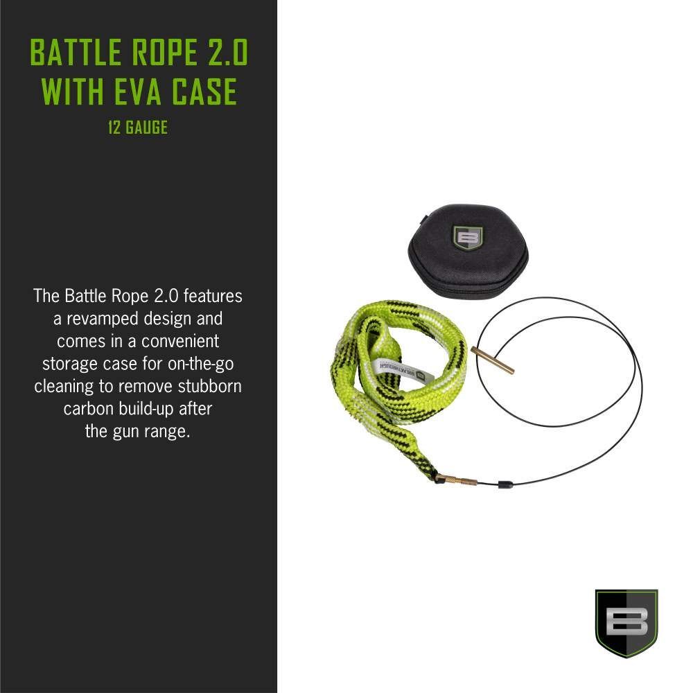 Breakthrough Clean Technologies Shotgun Battle Rope 2.0 12-Gauge Bore Cleaning Rope