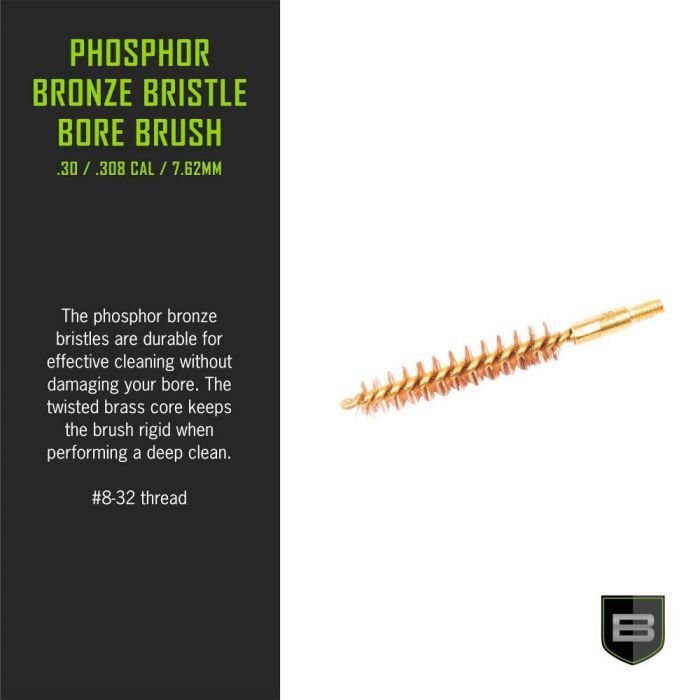 Breakthrough Clean Technologies .30 308 Caliber & 7.62mm Phosphorus Bronze Bristle Bore Brush 