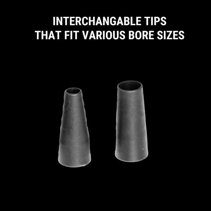 Breakthrough Clean Technologies Aluminum Universal Bore Guide, Fits Bore Sizes .17 Up To .416