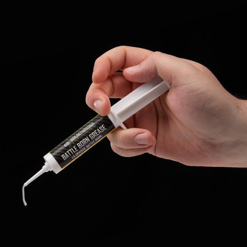 Breakthrough Clean Technologies Battle Born Clear Grease with PTFE, 12cc Syringe