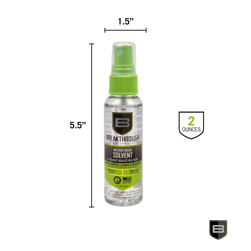Breakthrough Clean Technologies Military-Grade Multi-Purpose Cleaning Solvent, 2-Oz