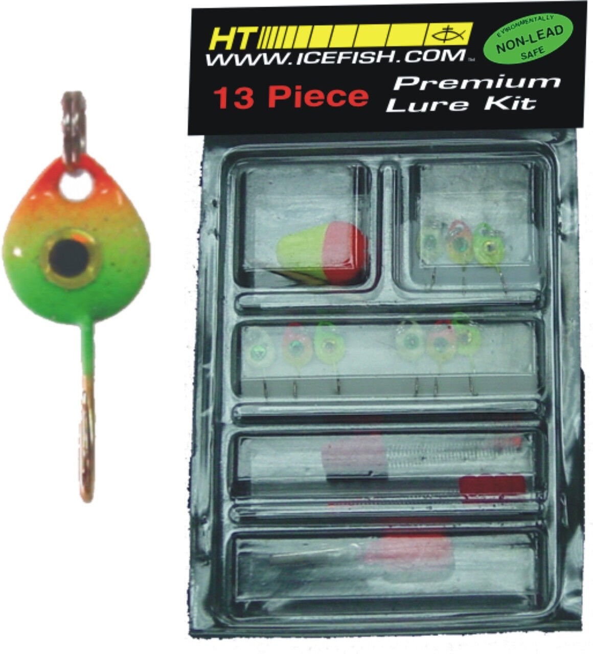 HT Enterprises Fish Eye Assorted Lure Kit, 13-Pc