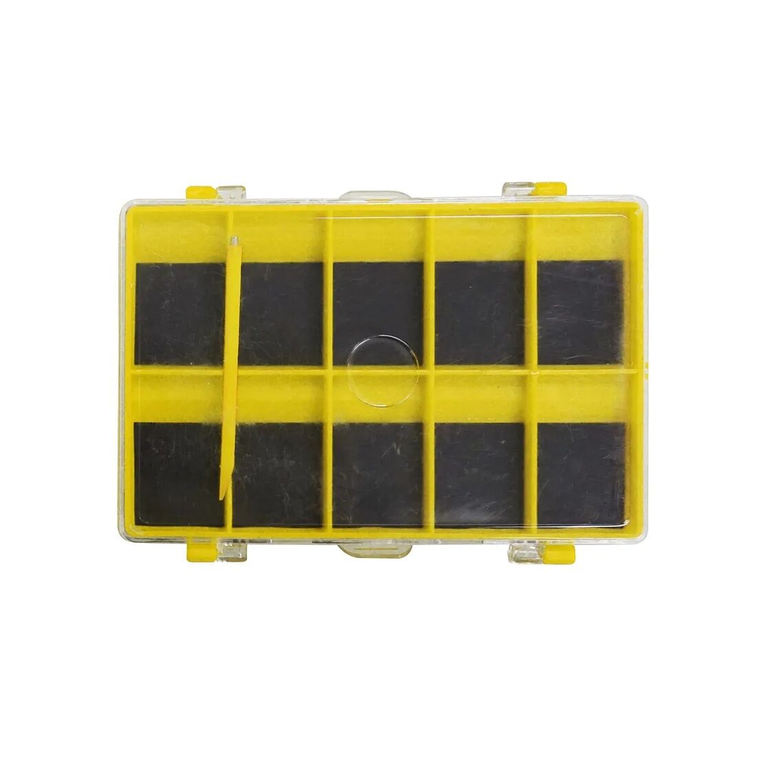 HT Enterprises Hot Bite 25 Compartment Double-Sided Magnetic Ice Jig Box