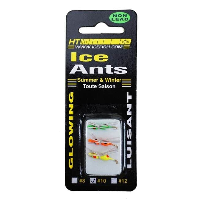 HT Enterprises Ice Ant Lure #10, 3-Pk