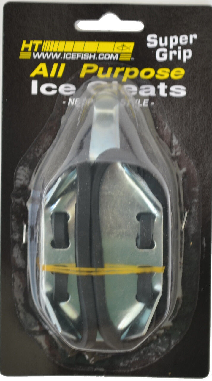 HT Enterprises Ice Cleats Neoprene Straps With Quick Clips