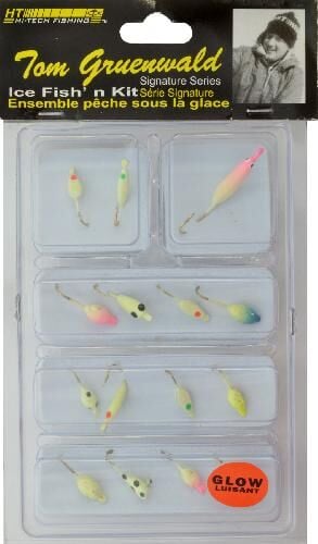 HT Enterprises 15 Piece Panfish Glow Lure Kit