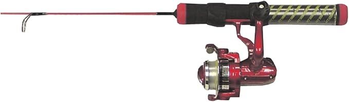HT Enterprises Red Hot Ice Fishing Medium Action Combo, 24-In