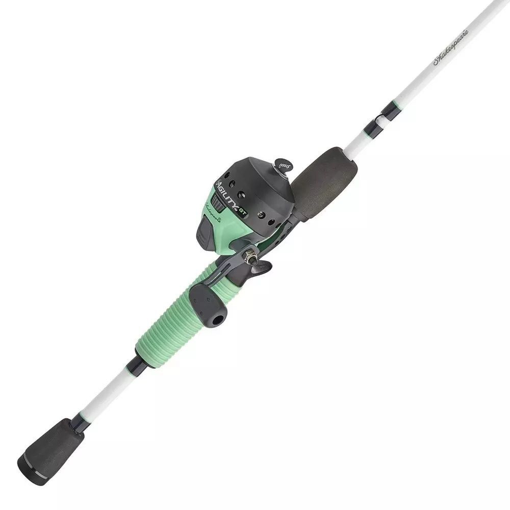 Shakespeare Agility Gel-Tech Mint Spincast Combo