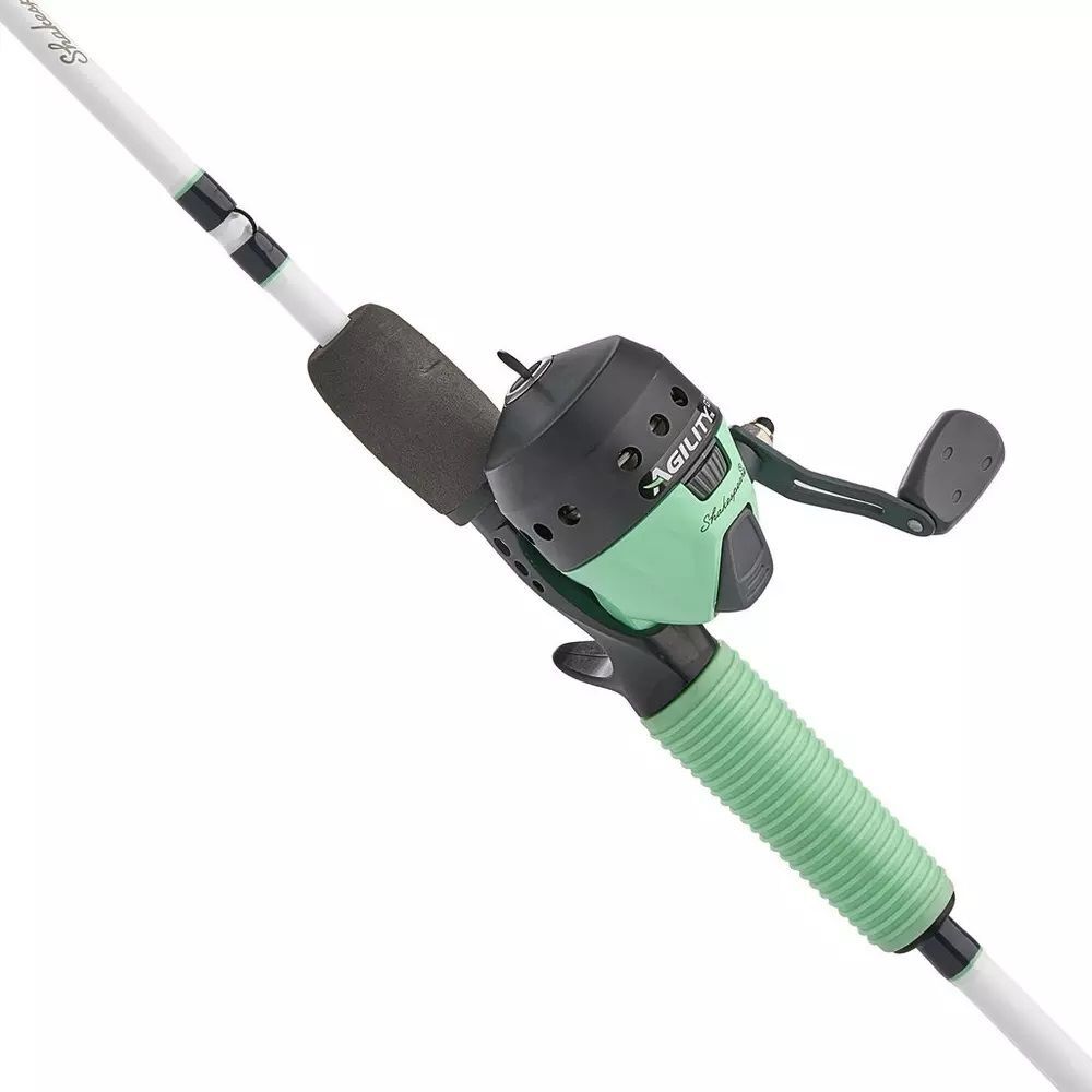 Shakespeare Agility Gel-Tech Mint Spincast Combo