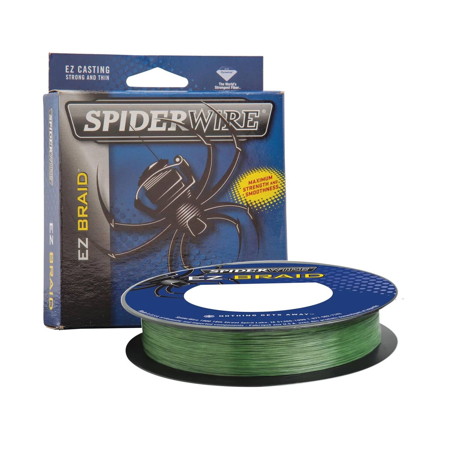 Spiderware Moss Green EZ Braid Fishing Line 110-Yd, 20-Lb