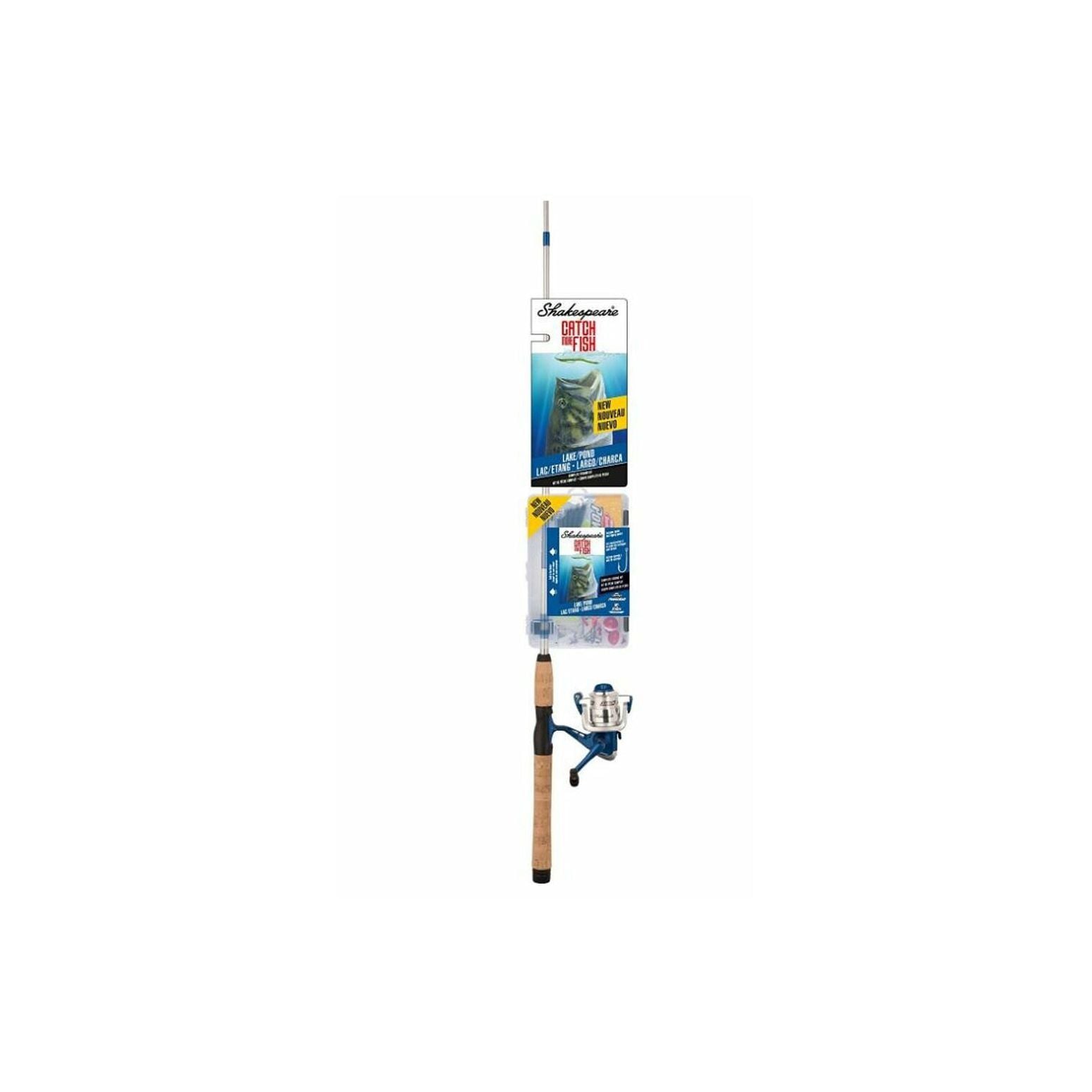 catch more fish pole Fish Surf Pier 7 Foot Spinning Kit With Shakespeare Catch More Fish fishing kits Shakespeare Catch More Fish Surf/Pier
