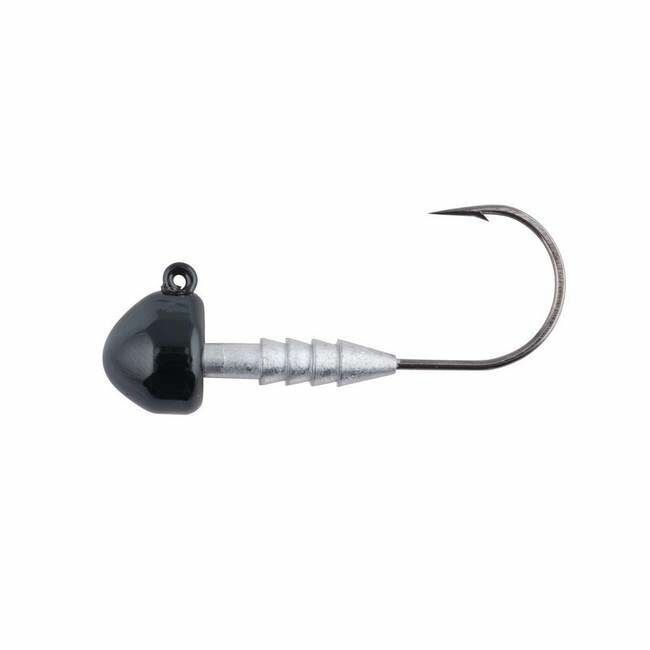 Berkley 1/8 oz Half Head Jigs Size 2/0 - Black