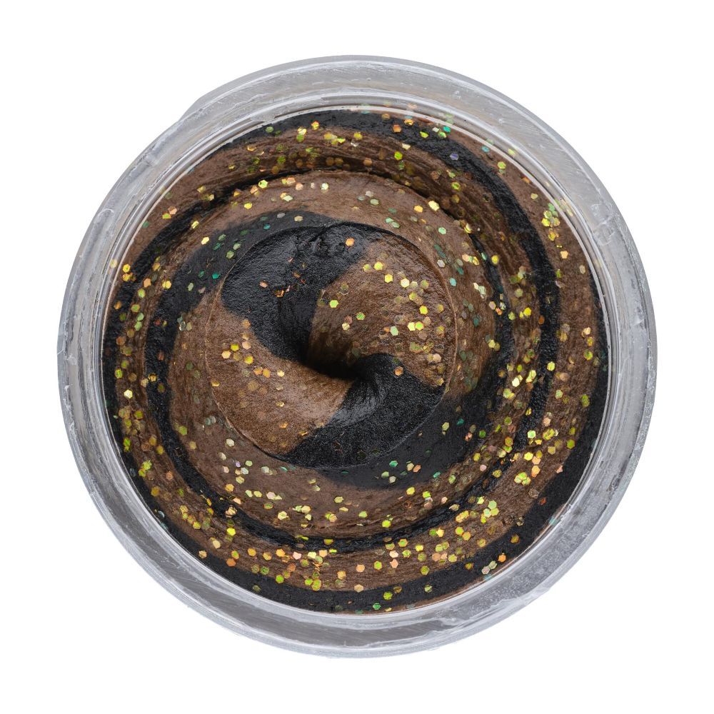 Berkley PowerBait Natural Glitter Black/Brown Trout Bait with Aniseed