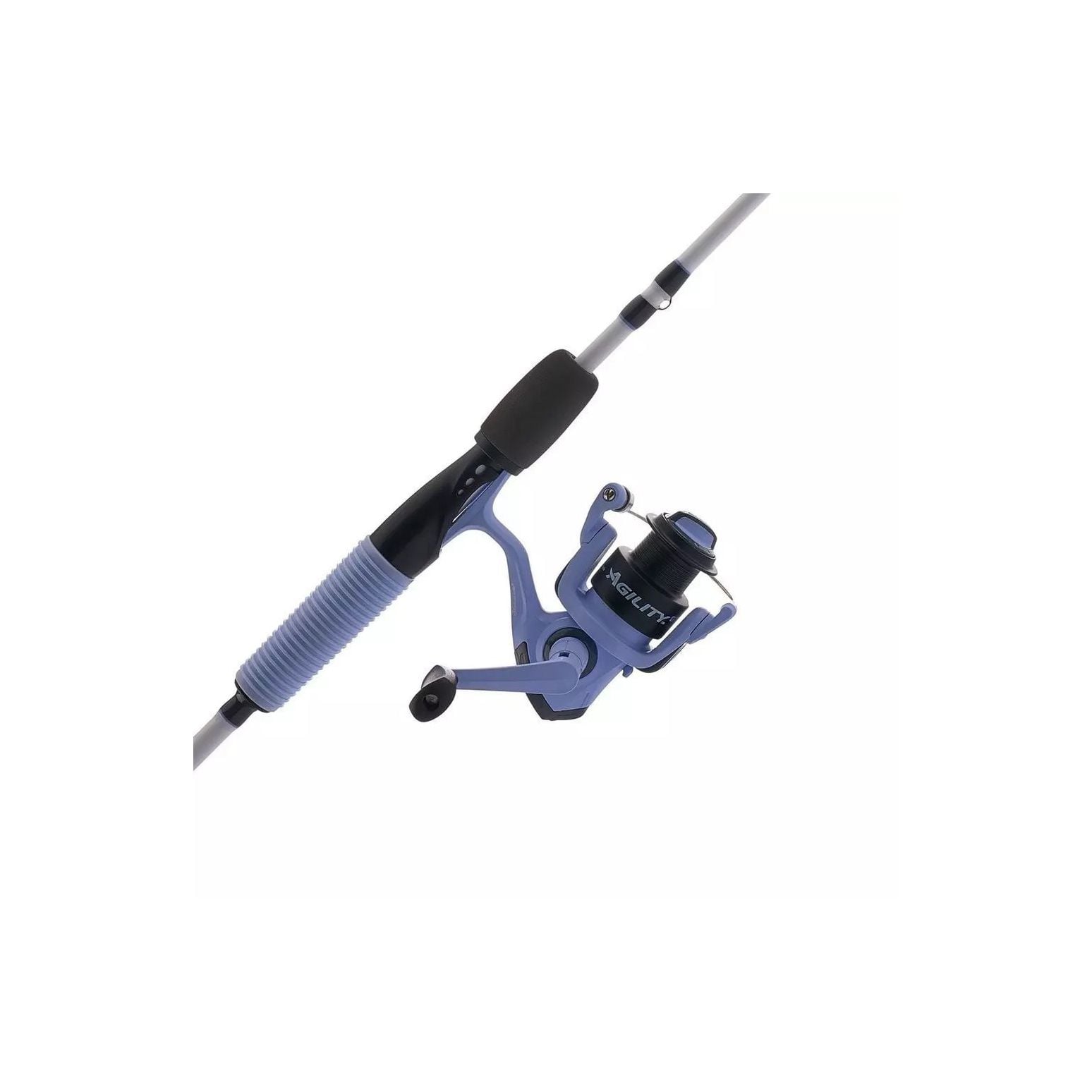 agility spinning reel and fishing rod combo Spincast 6' The carbon composite rod offers a durable yet sensitive feel Reel Combo Shakespeare Agility Casting