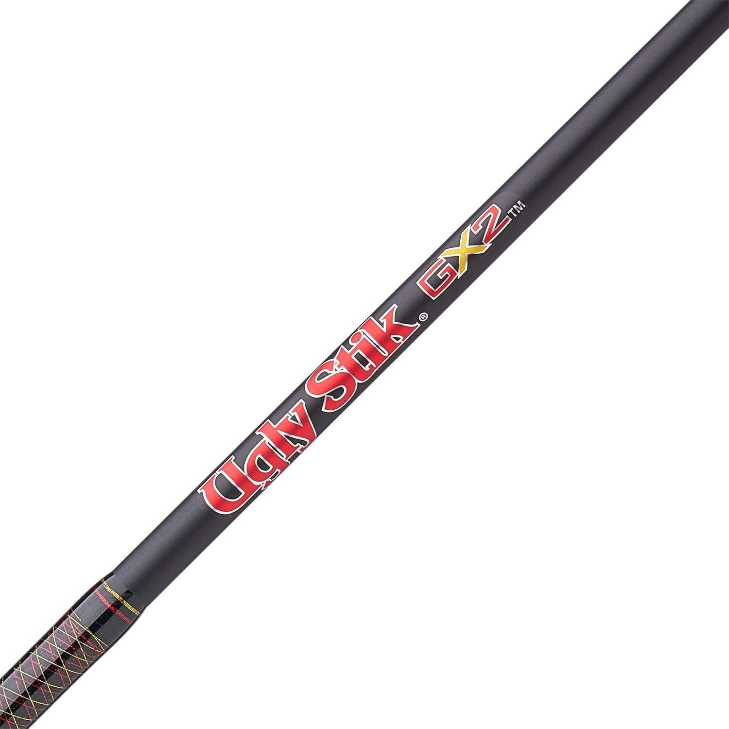 Ugly Stik GX2 Spincast Combo Medium, 2-Piece, 6-Ft