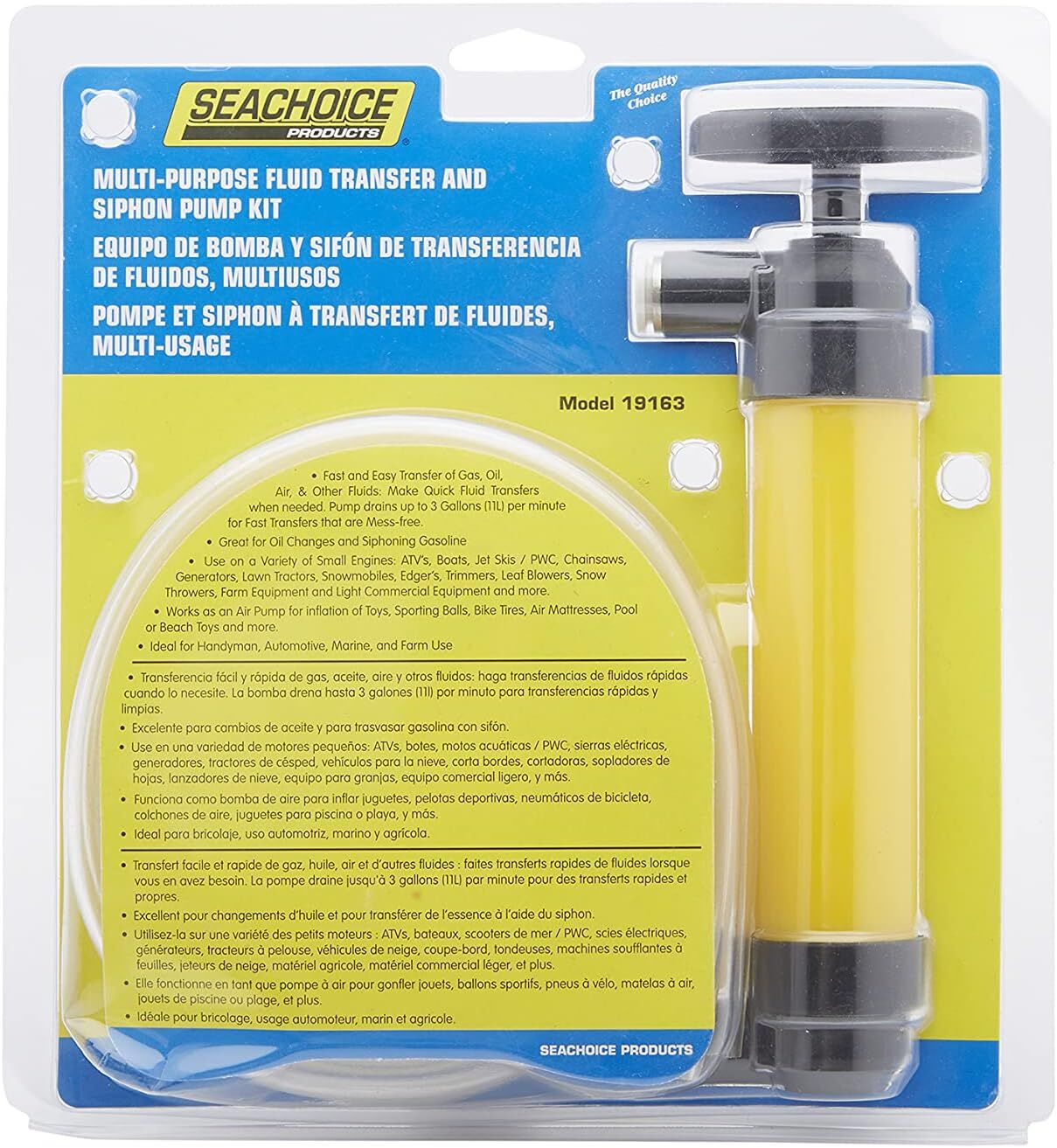 SeaChoice Multi-Purpose Fluid Transfer And Siphon Pump Kit