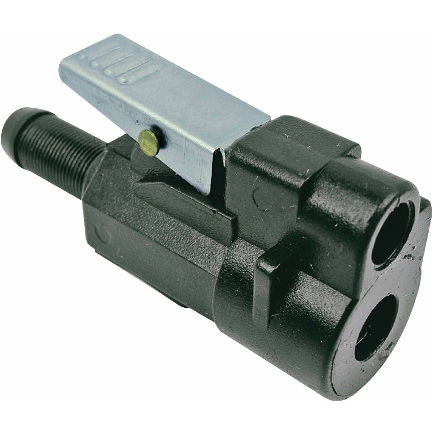 Seachoice Hi-Impact Deluxe Nylon Fuel Connector For Mercury/Mariner Female Tank Fitting, 3/8" Barb