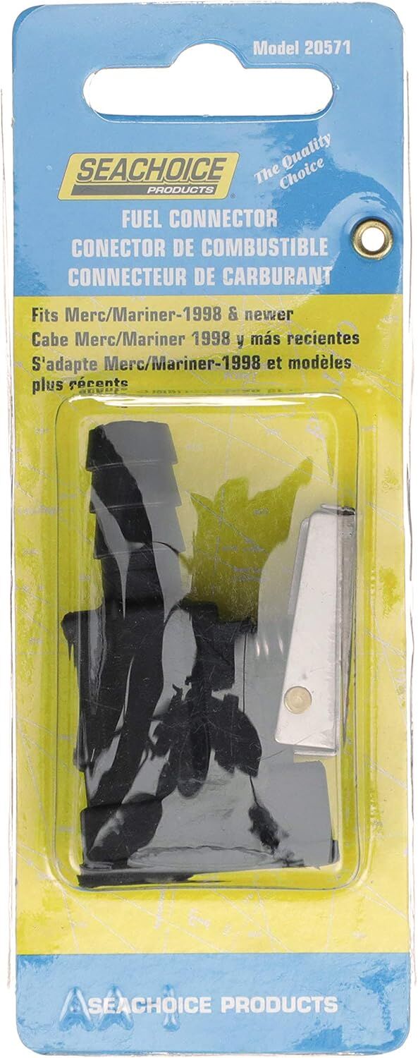 SeaChoice Acetal Mercury Engine Fuel Connector, 3/8-In Barb